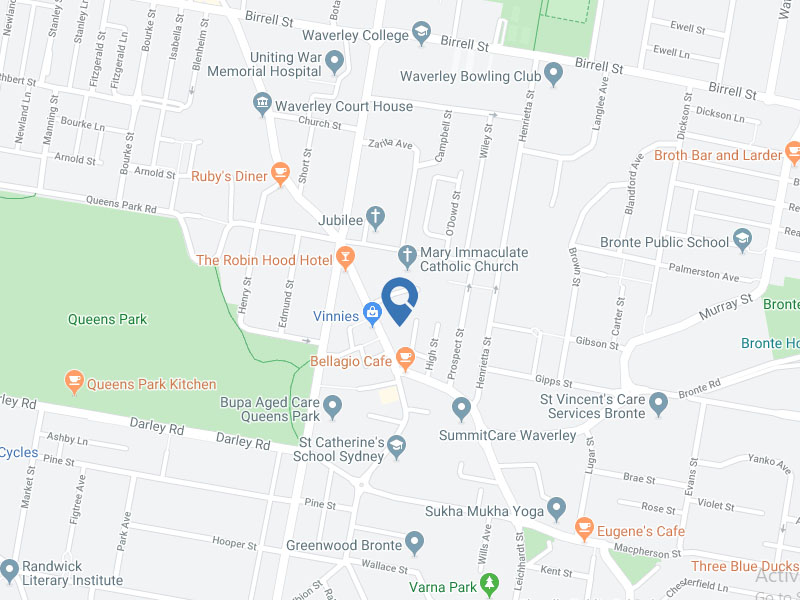 Buyers Agent Purchase – Bronte Rd, Waverley, Sydney - Location