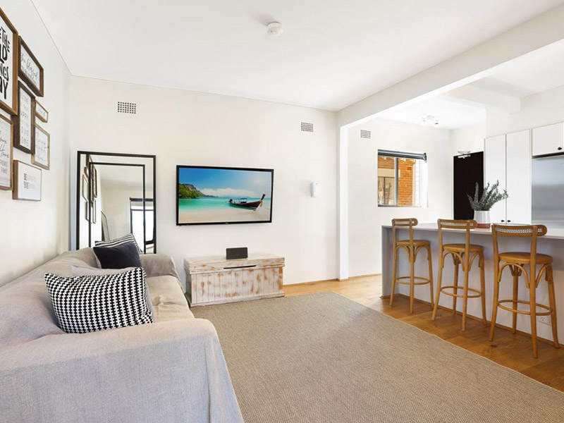 Buyers Agent Purchase – Apartment in North Bondi, Eastern Suburbs, Sydney - Living Room