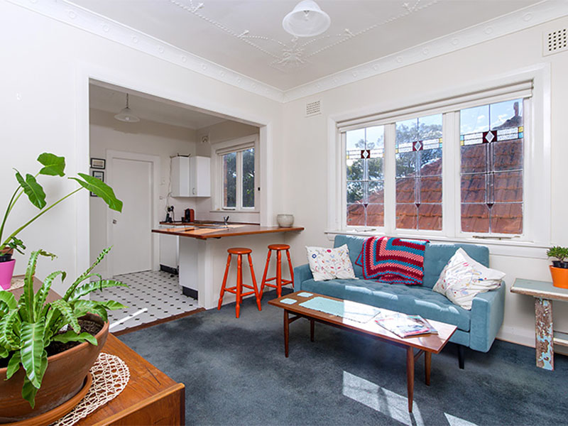 Buyers Agent Purchase – Russell St., Woollahra, Sydney - Living Room