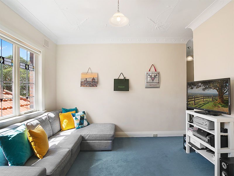 Buyers Agent Purchase – Russell St., Woollahra, Sydney - Living Room Second View
