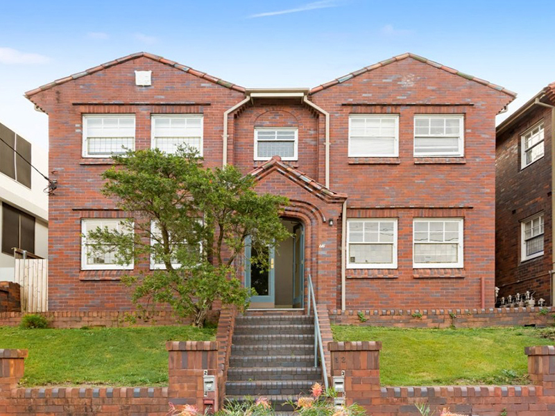 Front house facade of a Coogee Beaches property purchased by a buyer through a buyers agent