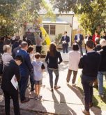 People Gather For Auction Day On A Sunny Weather
